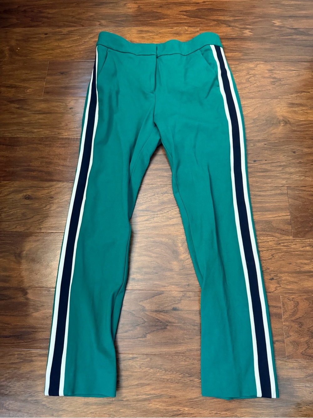 Boden Striped Ankle Trousers Size 6